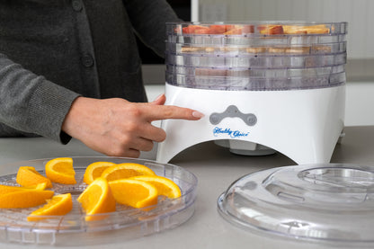 Basic Food Dehydrator 2 Power Levels 5 Trays Converge-Flow Even Drying 150W-300W