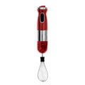 Premium Red Electric Stick Blender and Hand Mixer Set with 750ml Beaker