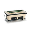 Portable Hibachi Tabletop Grill Dual Charcoal BBQ Chambers - SuperSaverAU - view 5