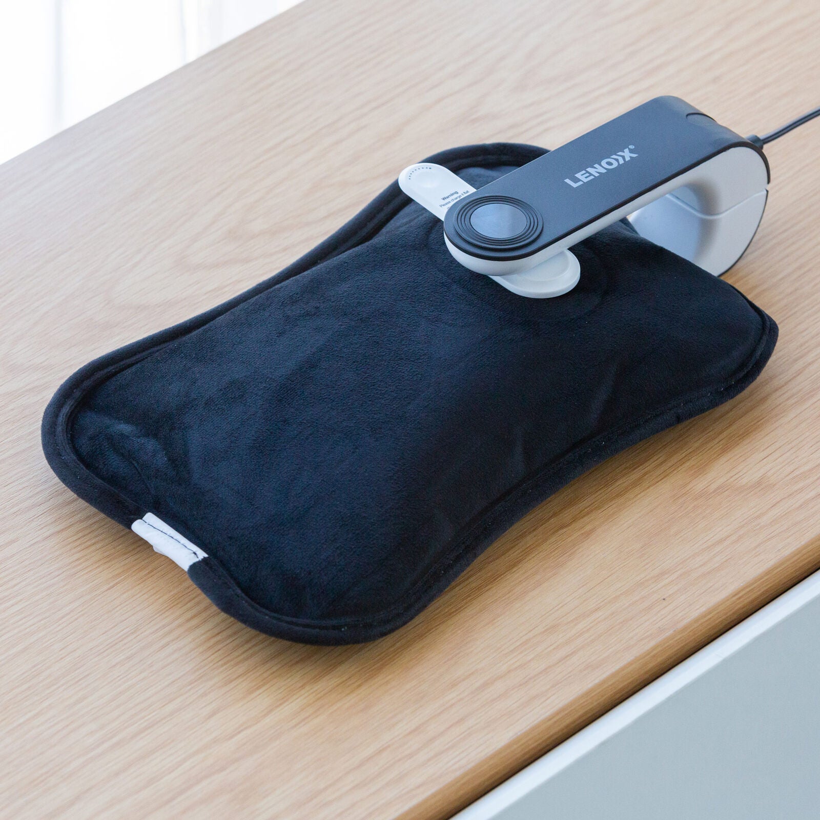 Rechargeable Electric Hot Water Bottle 180W, Fast Heating, Up to 70°C, Leak-Resistant Design - SuperSaverAU - view 5