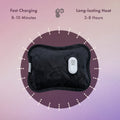 Rechargeable Electric Hot Water Bottle 180W, Fast Heating, Up to 70°C, Leak-Resistant Design - SuperSaverAU - view 6