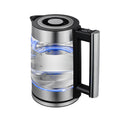 Healthy Choice 1.8L Cordless Glass Kettle, Stainless Steel, Blue LED - SuperSaverAU - view 2