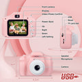Kids Digital Dual Lens Camera, 4x Zoom and HD Video Recording (Pink) - SuperSaverAU - view 3