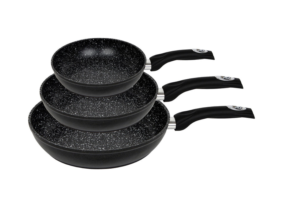 Healthy Choice 3-Piece Forged Frypan Set, Non-stick, 20cm, 24cm, 28cm - SuperSaverAU - view 1