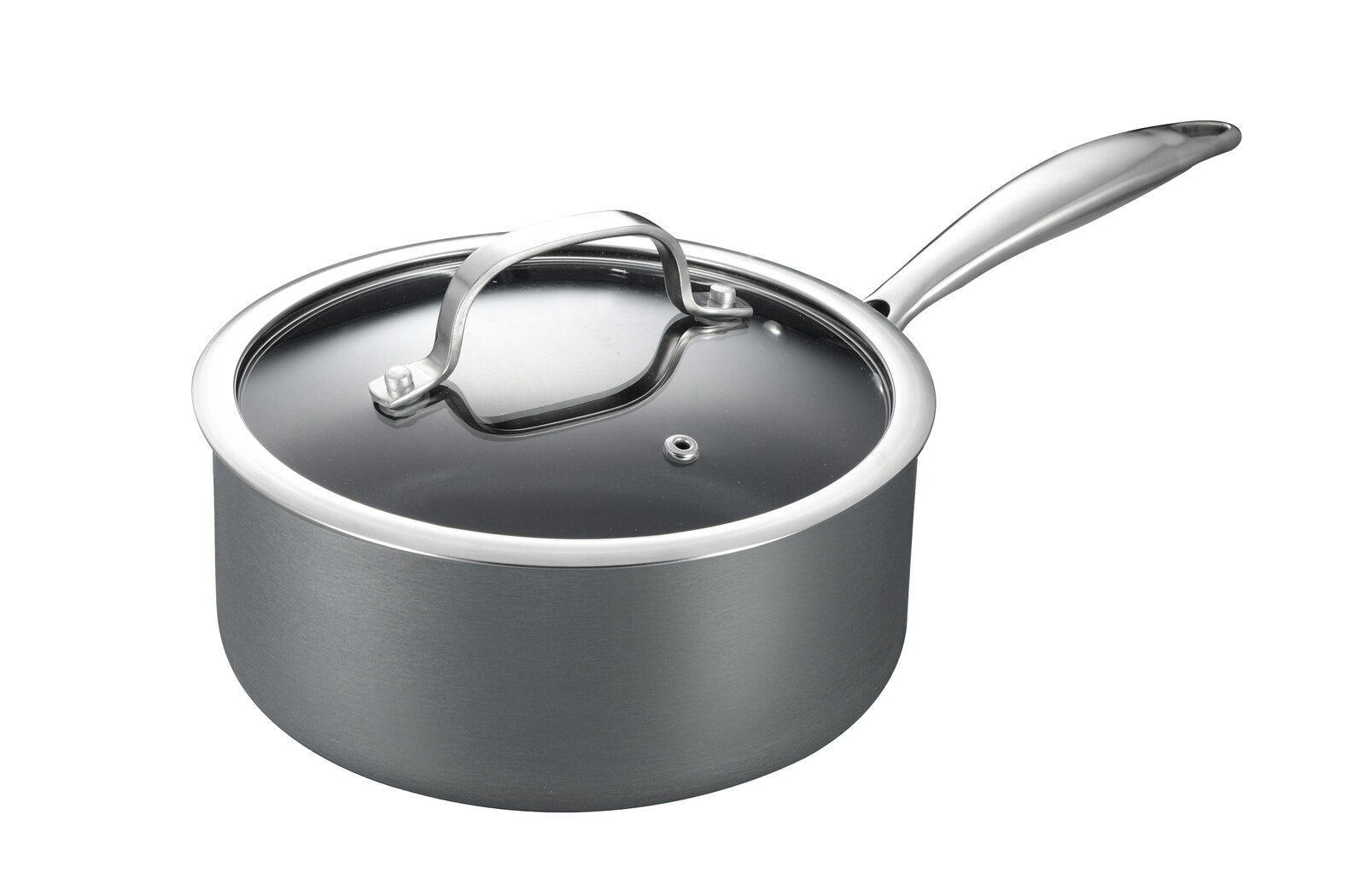 Healthy Choice 8-Piece Cookware Set, Non-Stick Coating & Glass Lids, Induction Compatible - SuperSaverAU - view 1