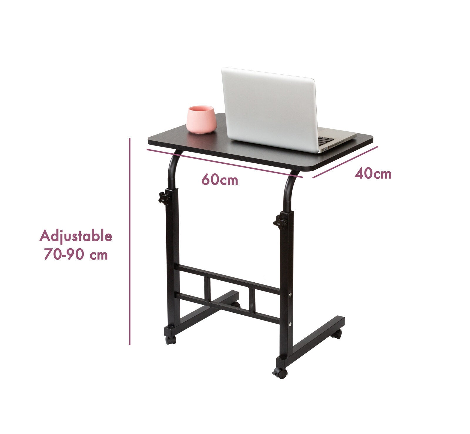 Hacienda Portable Laptop Desk - Adjustable Height & Lightweight - SuperSaverAU - view 2