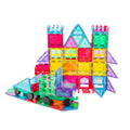 120 Pcs non-toxic STEM Educational, Durable Magnetic Tiles/Puzzle with Storage Bag - SuperSaverAU - view 1