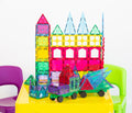 120 Pcs non-toxic STEM Educational, Durable Magnetic Tiles/Puzzle with Storage Bag - SuperSaverAU - view 2