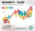 88 Pcs non-toxic STEM Educational, Durable Magnetic Tiles/Puzzle with Storage Bag - SuperSaverAU - view 5