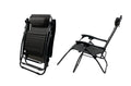 Hacienda Zero Gravity Reclining Chair - 2 Pack, Adjustable, Black - SuperSaverAU - view 4