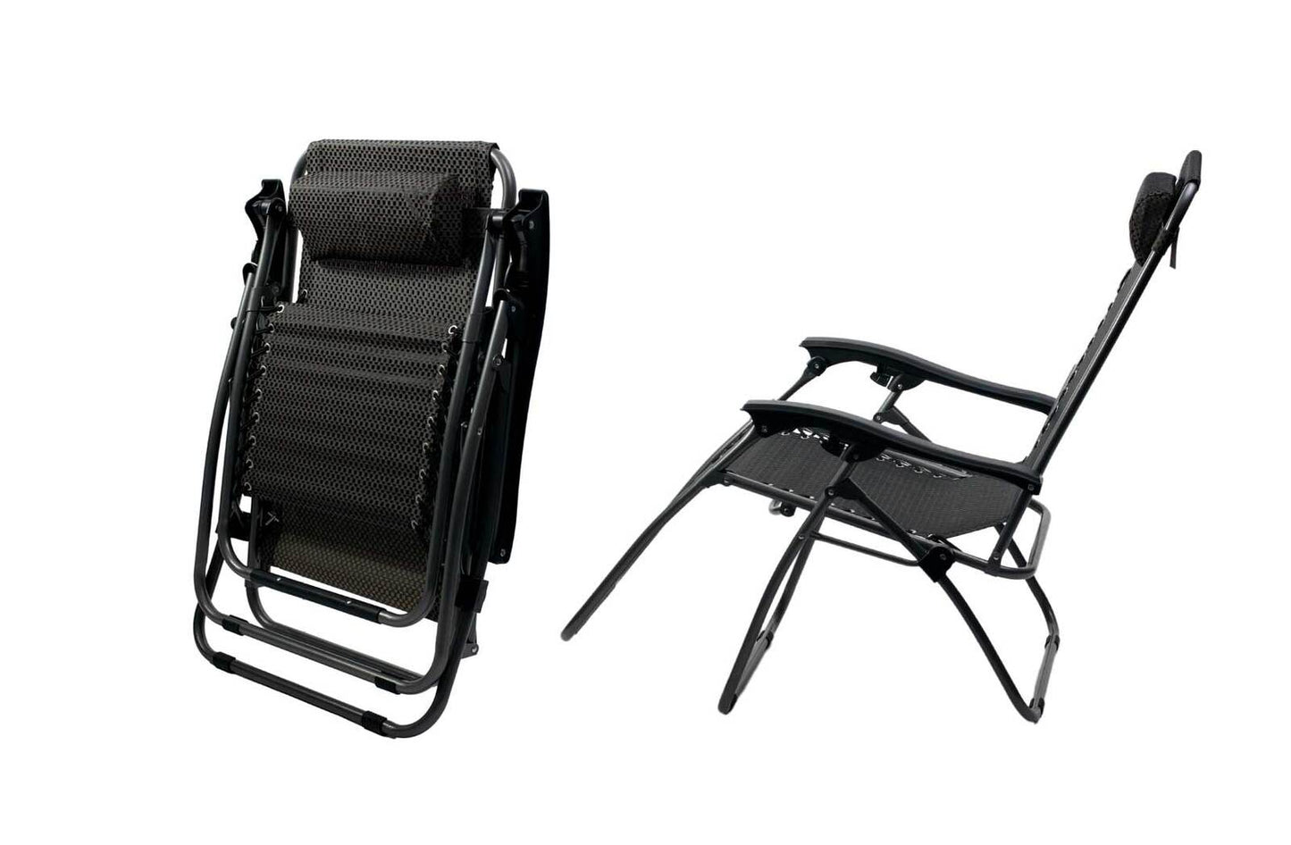 Hacienda Zero Gravity Reclining Chair - 2 Pack, Adjustable, Black
