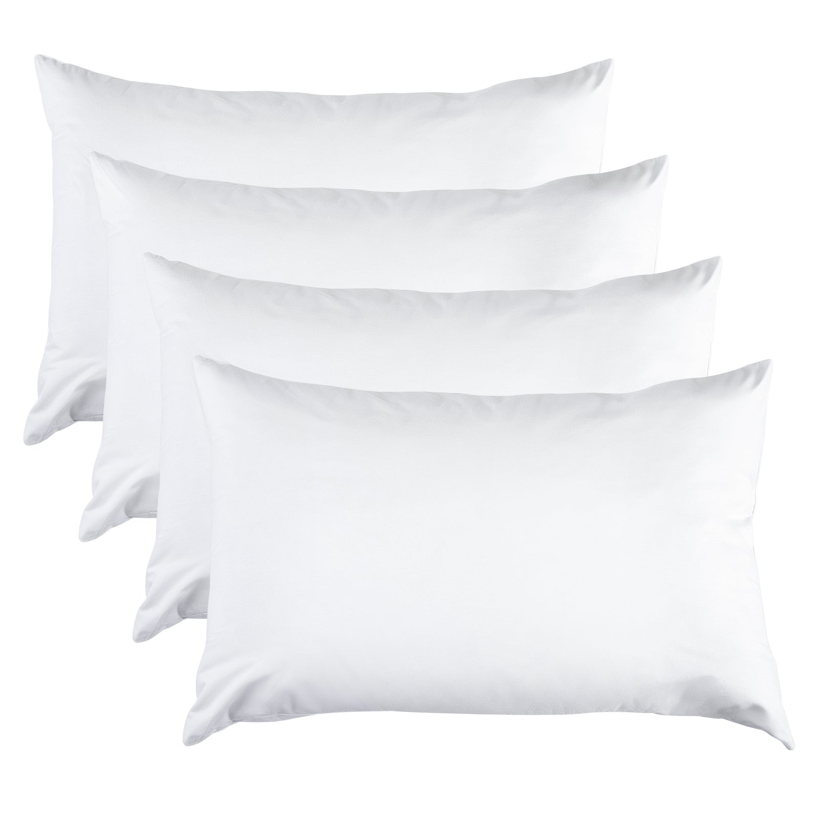 Hacienda 100% Cotton Pillow 50x75 cm, Hypoallergenic, Antibacterial, Cooling, 4 Pack - SuperSaverAU - view 1