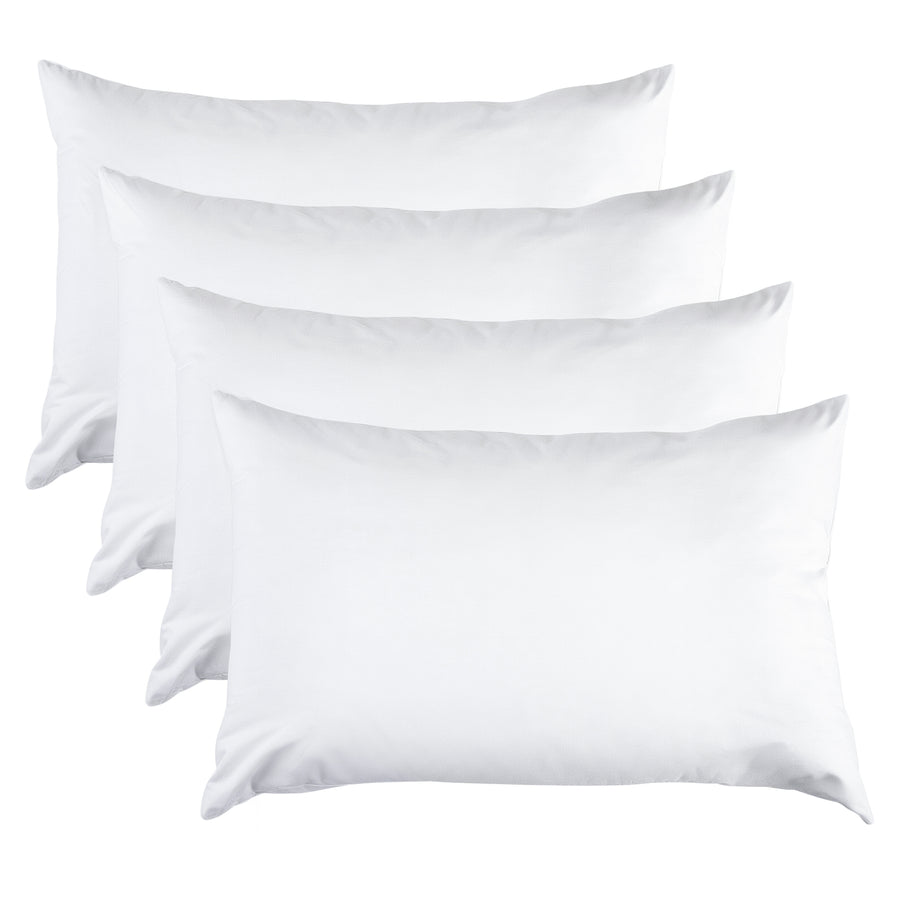 Hacienda 100% Cotton Pillow 50x75 cm, Hypoallergenic, Antibacterial, Cooling, 4 Pack - SuperSaverAU - view 1