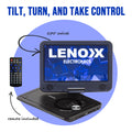 10.1" Portable DVD Player with 270° Swivel Screen, Rechargeable Battery & Multi-Format Support - SuperSaverAU - view 6