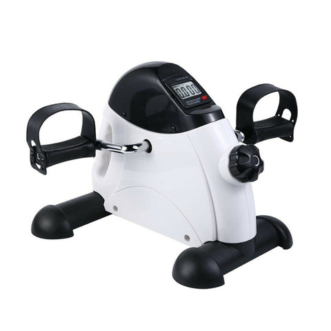 Portable Pedal Exerciser w/ LCD Monitor Tracking (Black & White) - SuperSaverAU - view 1