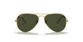 Ray-Ban Aviator Classic Sunglasses - Gold Frame, Green Lenses - SuperSaverAU - view 4