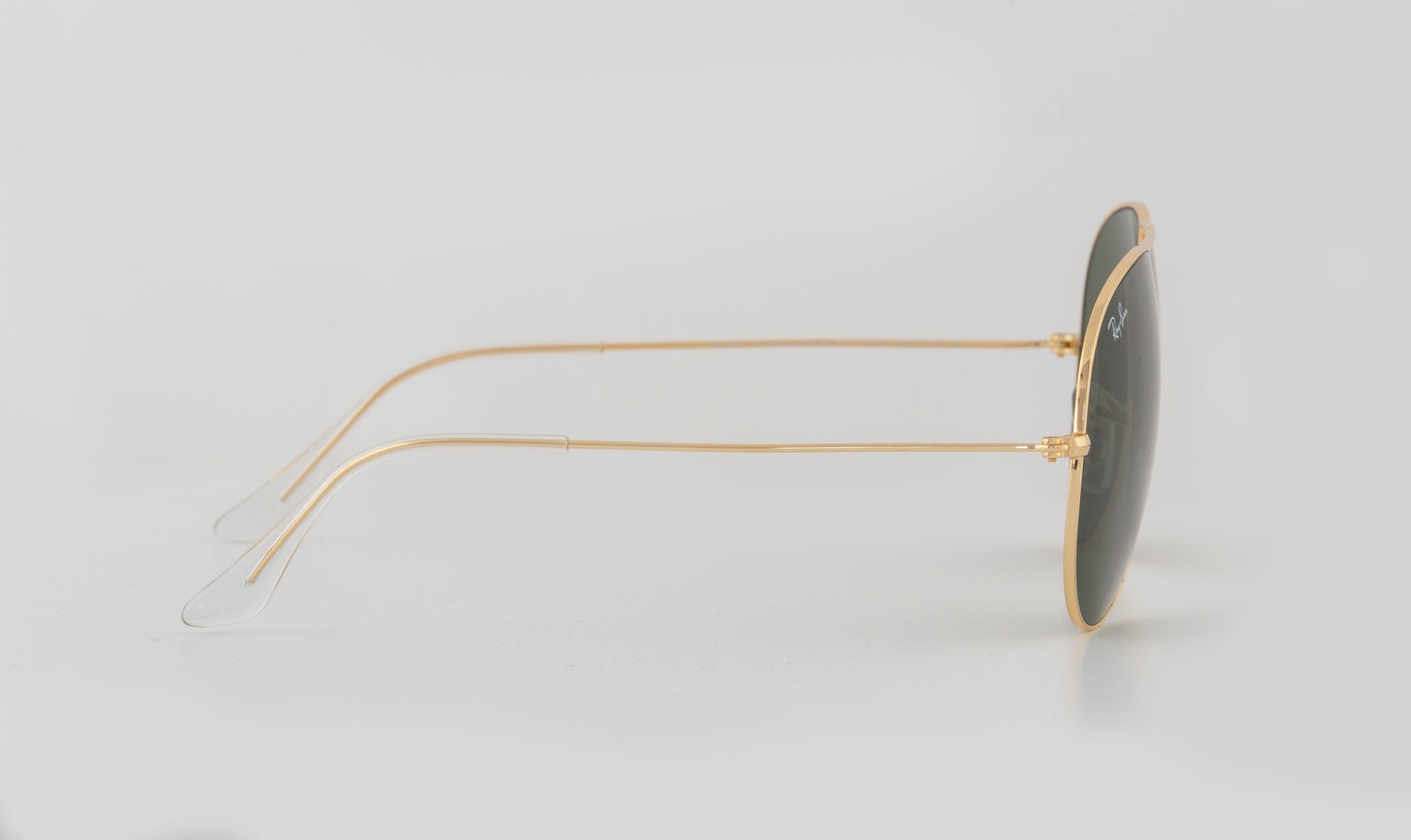 Ray-Ban Aviator Large Metal II Sunglasses - Gold Frame, Green Lenses - SuperSaverAU - view 2
