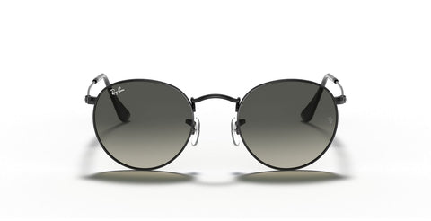 Ray-Ban Round Flat Grey Gradient Sunglasses - Classic Style - SuperSaverAU - view 1
