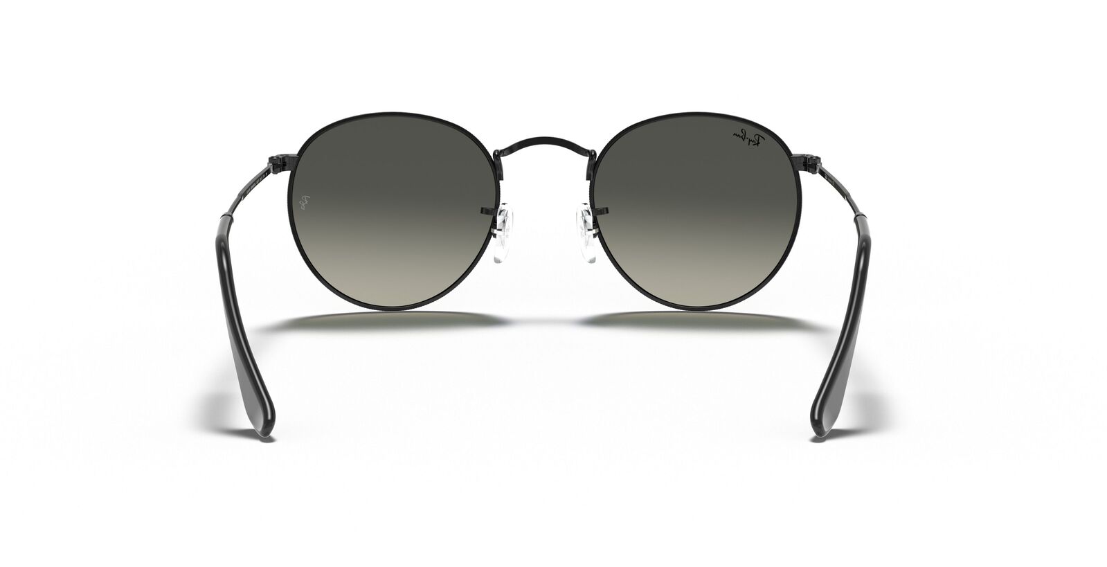 Ray-Ban Round Flat Grey Gradient Sunglasses - Classic Style - SuperSaverAU - view 2