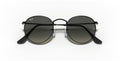 Ray-Ban Round Flat Grey Gradient Sunglasses - Classic Style - SuperSaverAU - view 3