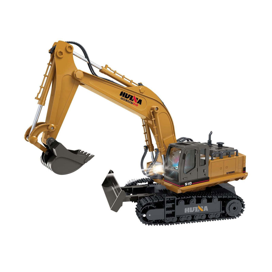 Remote Controlled 2.4GHz Sand-Beige Tractor Excavator Digger Toy with USB Rechargeable Battery - SuperSaverAU - view 1