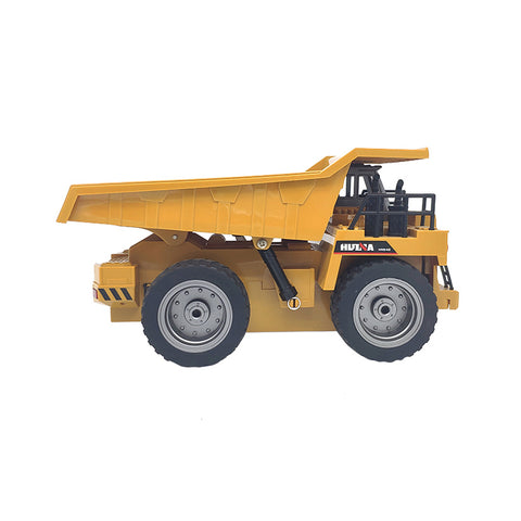 Remote Control Die-Cast Dump Truck 6-Channel with Alloy Bucket 300g Capacity - SuperSaverAU - view 2