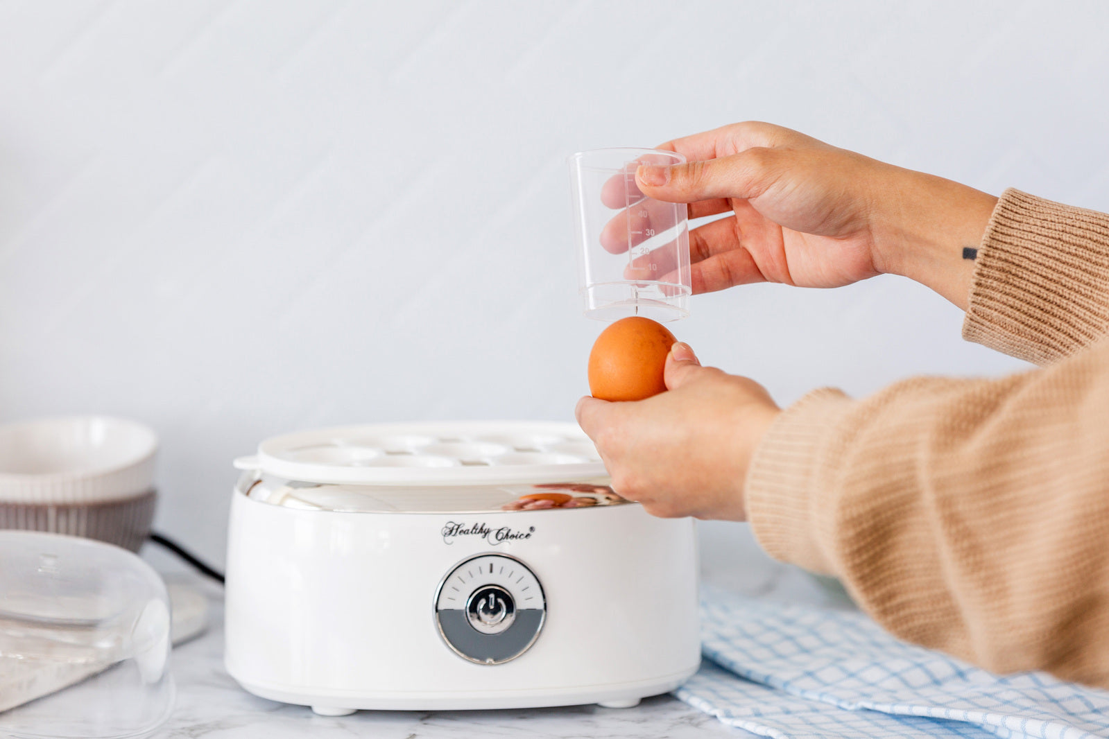 Electric Egg Steamer, Fits 7 Eggs & Cooked Perfectly - SuperSaverAU - view 6