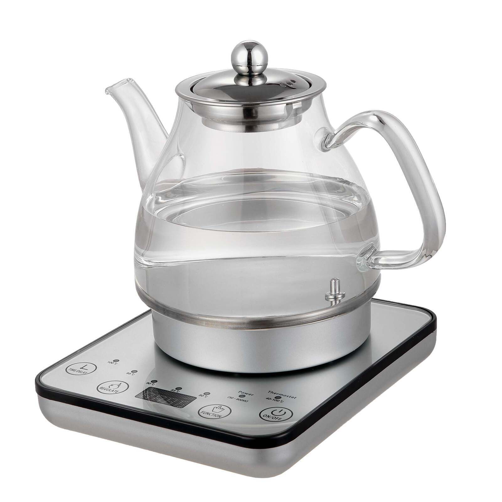 1.2L Digital Glass Kettle w/ Electric Tea Pot & Infuser 800W - SuperSaverAU - view 3