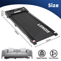 1.5 HP 52cm Electric Walking Pad Treadmill with Remote Control and Display Screen - SuperSaverAU - view 3
