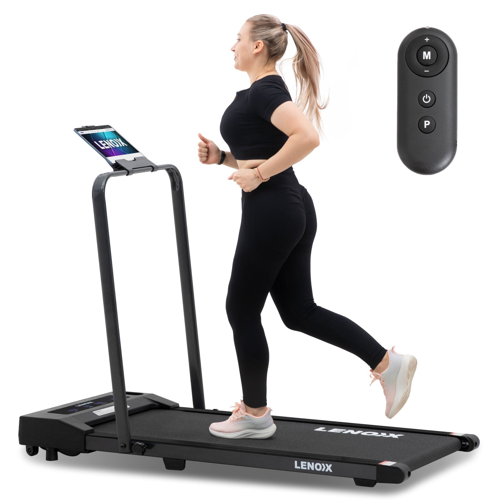 Electric Walking Pad Treadmill - 2HP, Foldable with Remote & Tablet Holder - SuperSaverAU - view 1