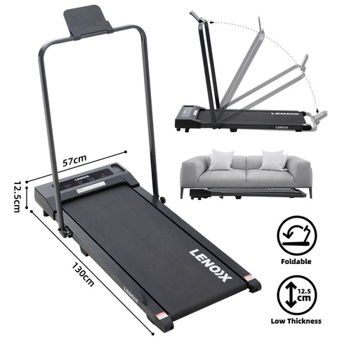 Electric Walking Pad Treadmill - 2HP, Foldable with Remote & Tablet Holder - SuperSaverAU - view 2