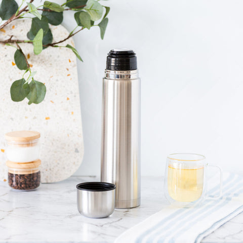 1L Stainless Steel Vacuum Flask Insulated Drink Container - SuperSaverAU - view 2
