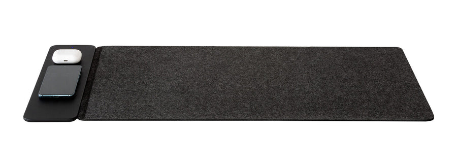 Reversible Wireless Fast Charging Desktop Mat for Smartphones and Earbuds - SuperSaverAU - view 1