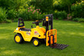 Kids Manual Forklift Ride-On with Working Mast Lift and Pallet - SuperSaverAU - view 2