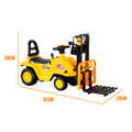 Kids Manual Forklift Ride-On with Working Mast Lift and Pallet - SuperSaverAU - view 3