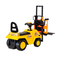 Kids Manual Forklift Ride-On with Working Mast Lift and Pallet - SuperSaverAU - view 5