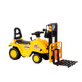 Kids Manual Forklift Ride-On with Working Mast Lift and Pallet - SuperSaverAU - view 6