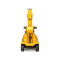 Yellow Ride-On Children's Excavator with Dual Operation Levers, Storage Bin, and Horn - SuperSaverAU - view 5