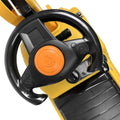 Yellow Ride-On Children's Excavator with Dual Operation Levers, Storage Bin, and Horn - SuperSaverAU - view 6