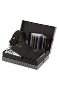 Premium 3 Piece Leather Belt Wallet and Card Holder Gift Set