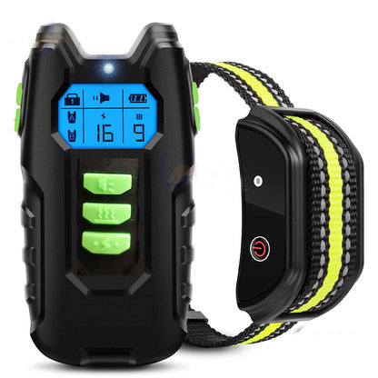 Electric Pet Dog Training Collar, Rechargeable, 1000m Range, IP67 Waterproof, 4lbs-100lbs