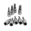 Hex Allen Key Sockets Set 9pcs 3/8" Drive Metric 2-10mm Chrome Vanadium - SuperSaverAU - view 1