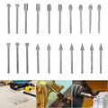 20pcs Diamond Grinding Heads Mini Drill Burrs Bit Set 3mm Shank for Rotary Tool - SuperSaverAU - view 1