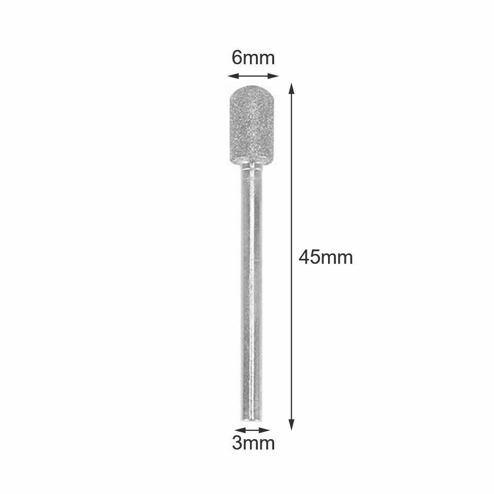 20pcs Diamond Grinding Heads Mini Drill Burrs Bit Set 3mm Shank for Rotary Tool - SuperSaverAU - view 5