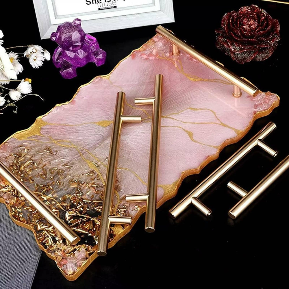 Large Silicone Tray Mould 30.5x17cm with 2 Handles for DIY Resin Crafts - SuperSaverAU - view 3