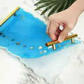 Large Silicone Tray Mould 30.5x17cm with 2 Handles for DIY Resin Crafts - SuperSaverAU - view 5
