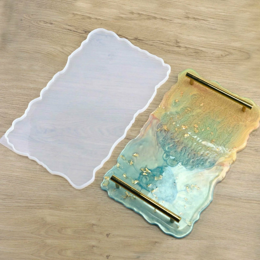 Large Silicone Tray Mould 30.5x17cm for DIY Resin Crafts & Coasters - SuperSaverAU - view 3
