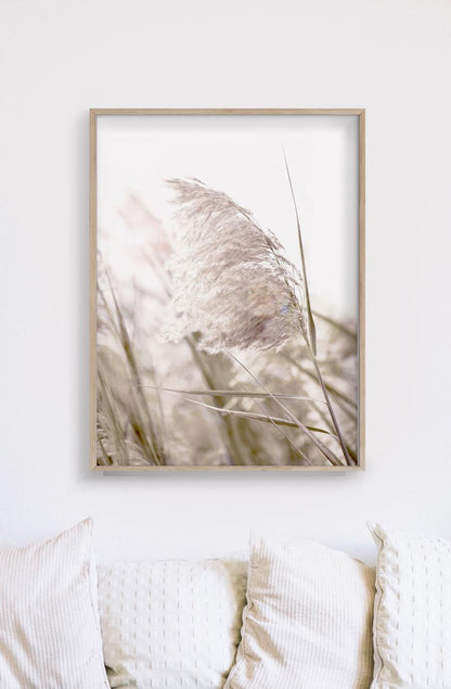 Wall Art 60cmx90cm Pampas Grass 2 Sets Wood Frame Canvas