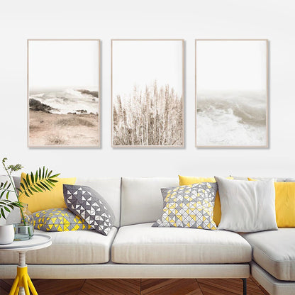 Coastal Beach Wall Art 50cmx70cm Canvas Framed, Stretched & Ready to Hang
