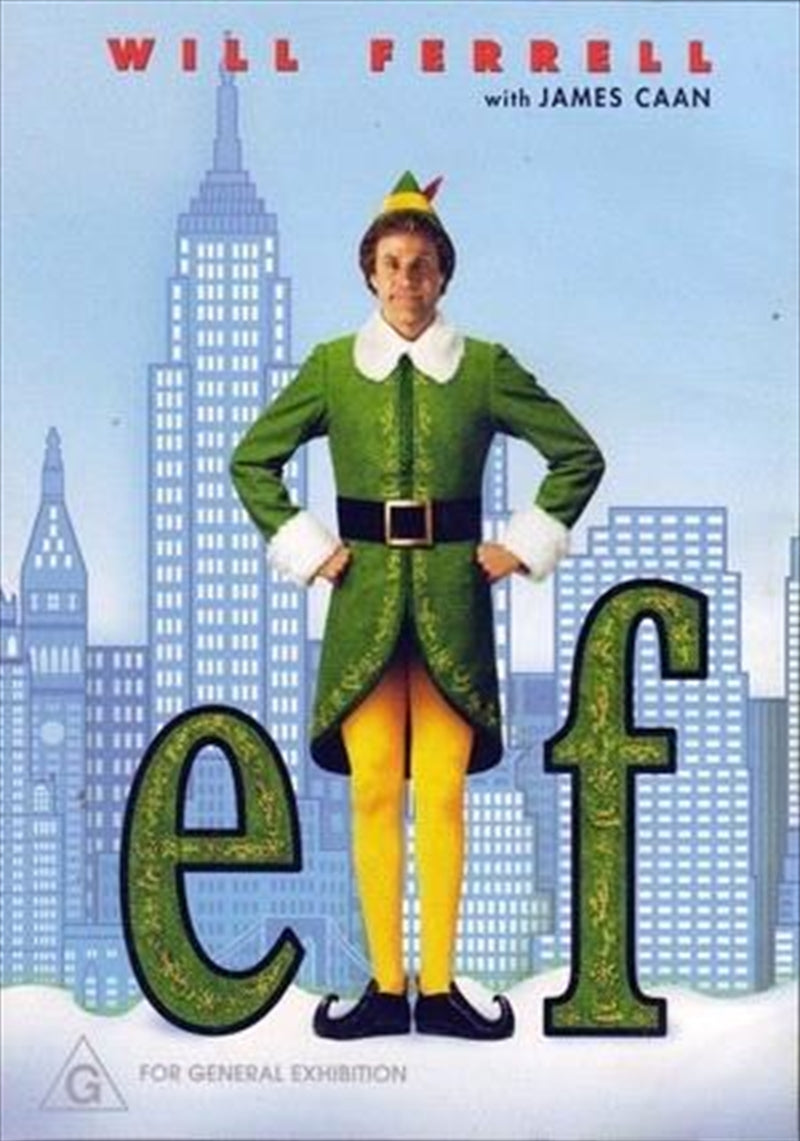 Elf DVD - Holiday Classic Film Featuring Will Ferrell, 1 Disc